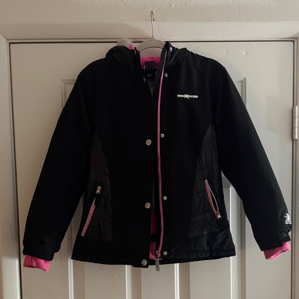 ZeroXposur Black Jacket with Pink Trim